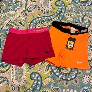 Nike Pro spandex shorts